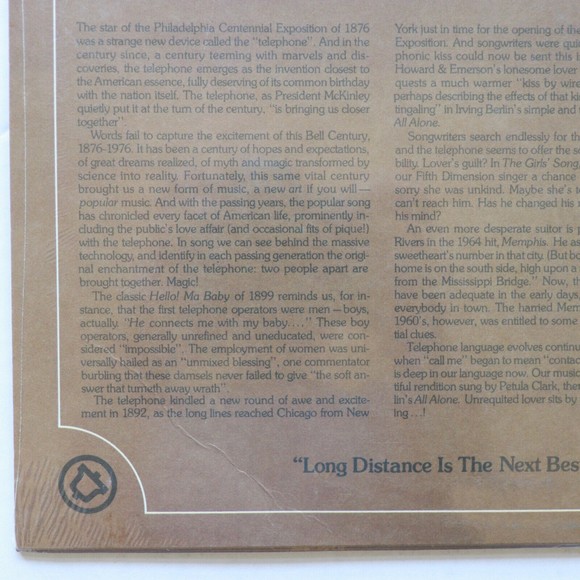 Good Friends Are For Keeps - America Sings Of Telephones - 12" Vinyl LP - Sealed - Picture 4 of 5